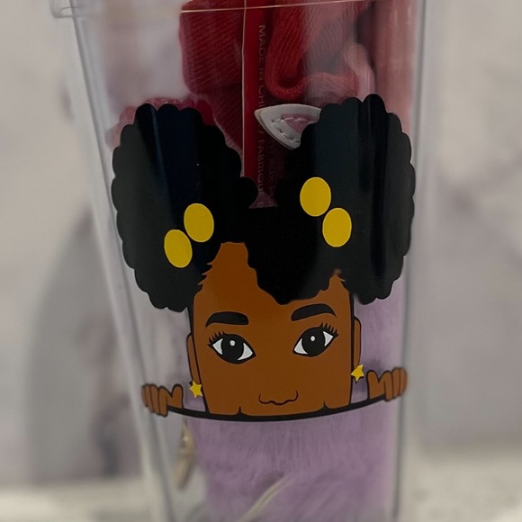 Mystery Items Inside Kids Handmade Afrocentric Acrylic Tumblers - Picture 6 of 7